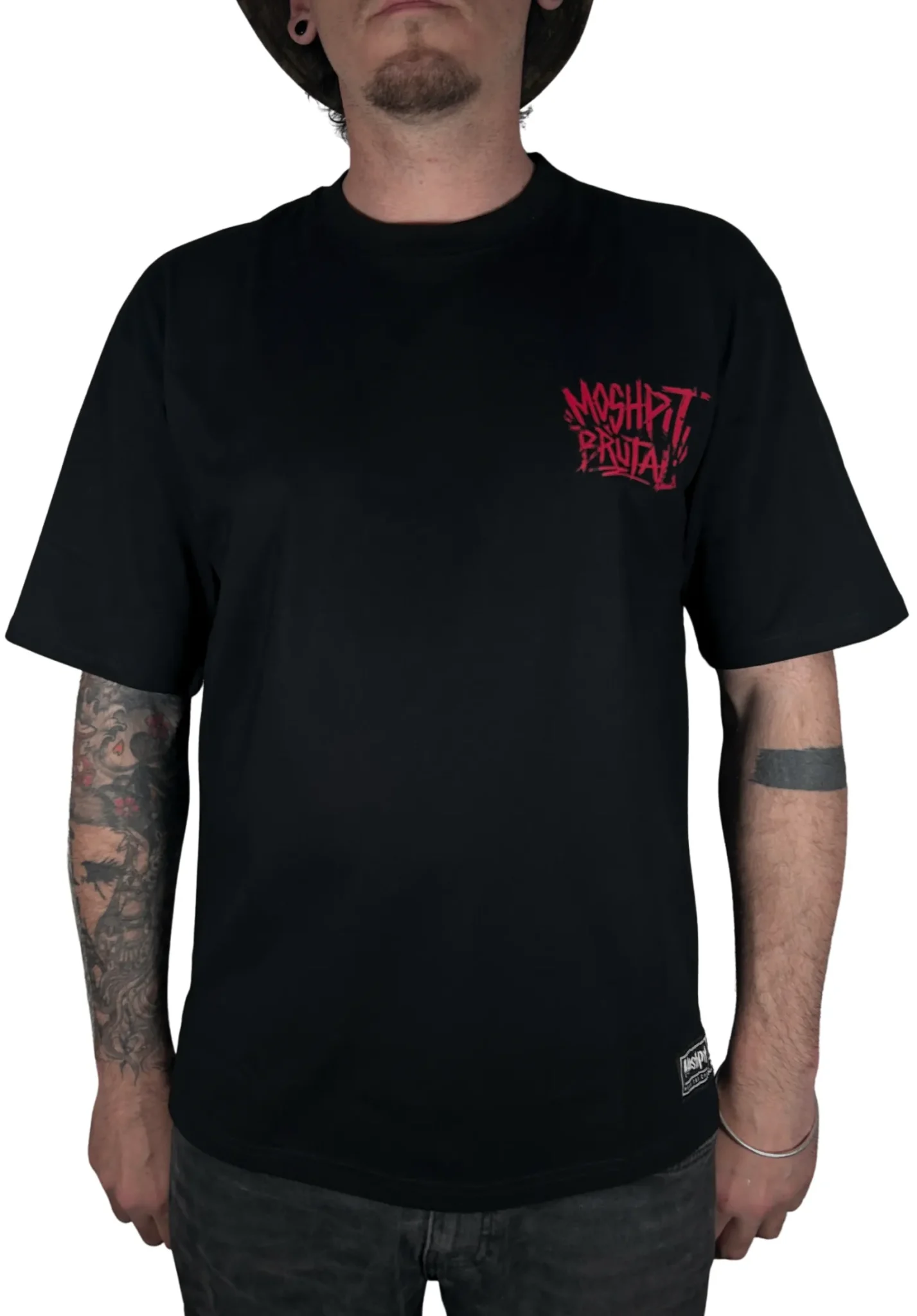 T-shirt PRIMAL DISRESPECT– Coupe ample, 100% coton épais, design GORILLE ARROGANT