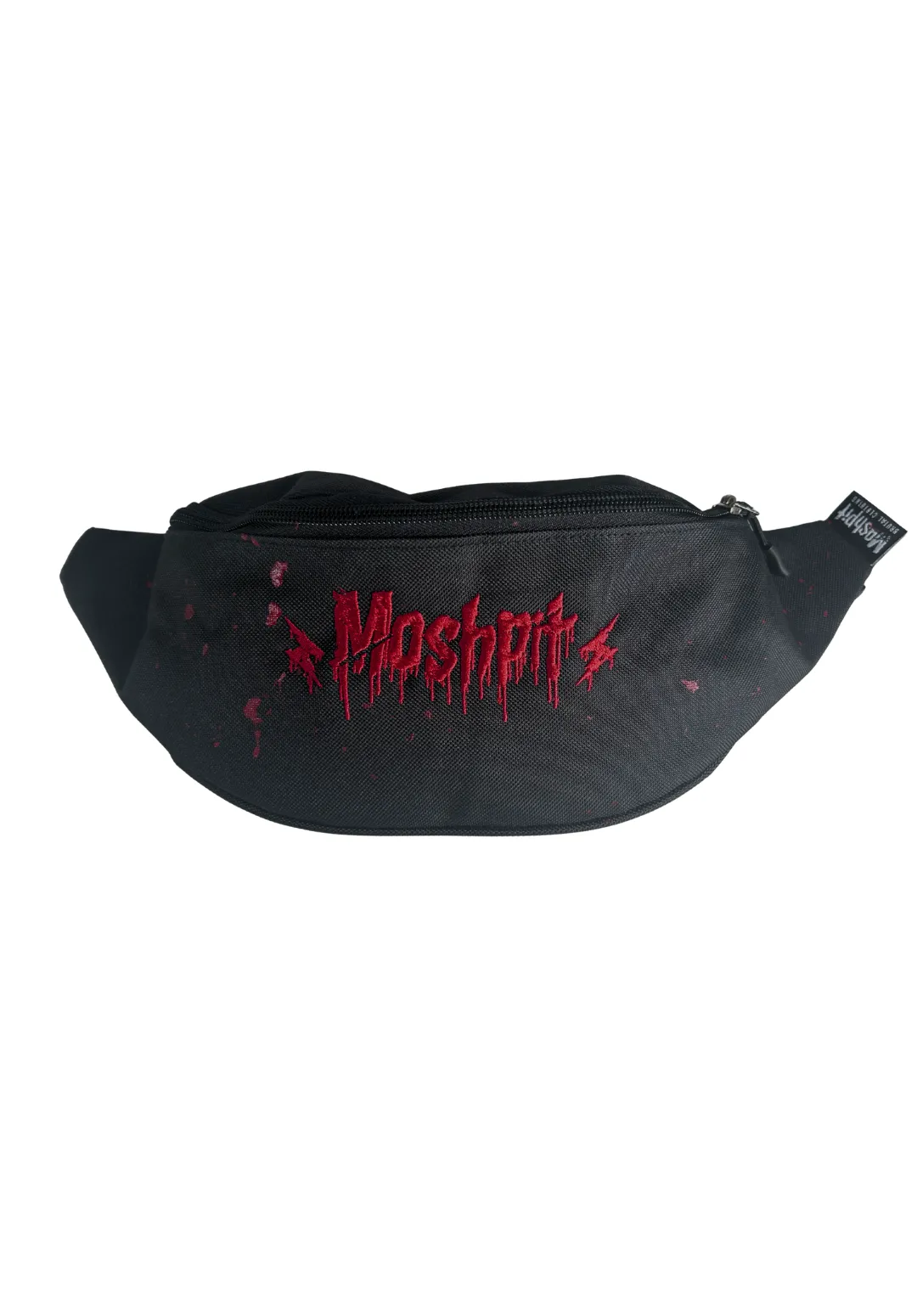 Sacoche RED THUNDER noire Moshpit avec logo rouge brodé, double poche et édition limitée à 30 exemplaires